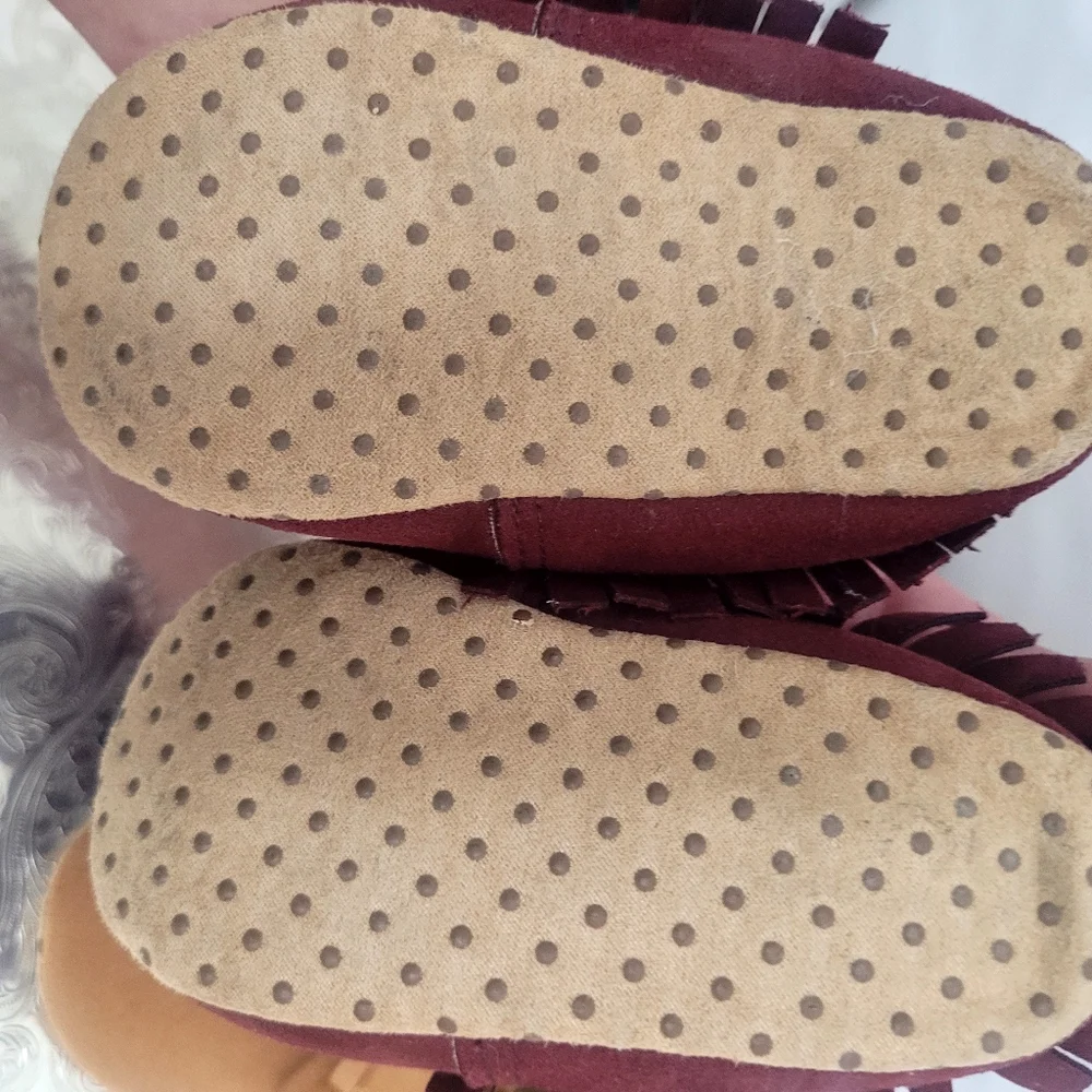 MOCCASINS!!! Three Pairs Of Baby Moccasins From Old Navy. Size18-24M